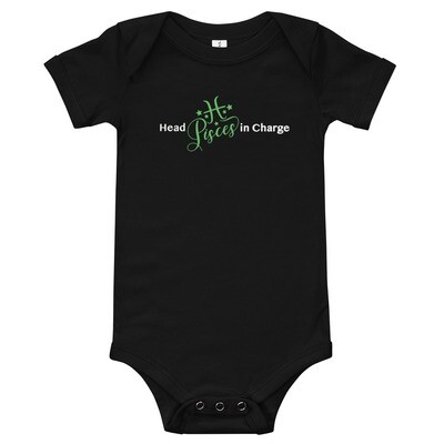 HEAD 'PISCES' IN CHARGE- ONESIE