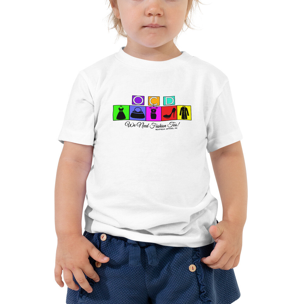 WE NEED FASHION TOO! *2T-5T Toddler Tee, Color: White, Size: 2T