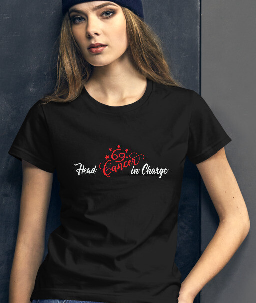 HEAD 'CANCER' IN CHARGE - WOMAN'S CLASSIC TEE