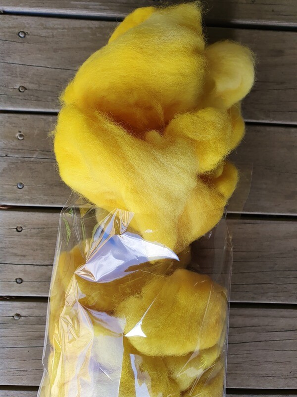 Natural dyed Pure Finn tops. Tumeric.