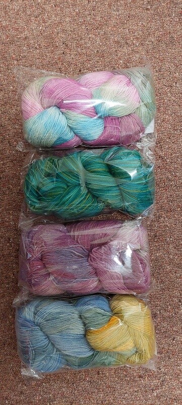 Pure Finn Yarn 4 ply. Pan dyed.