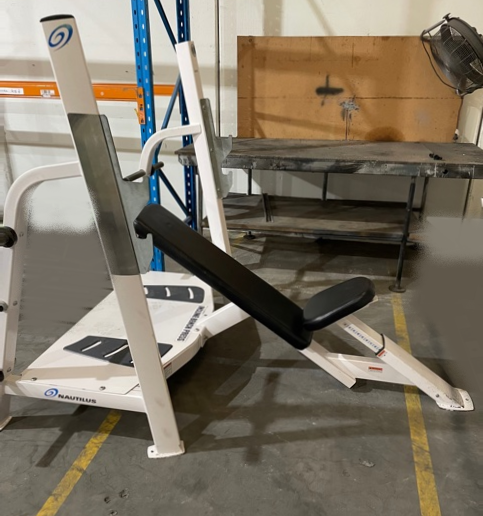 (White) Nautilus Evo Olympic Incline Bench