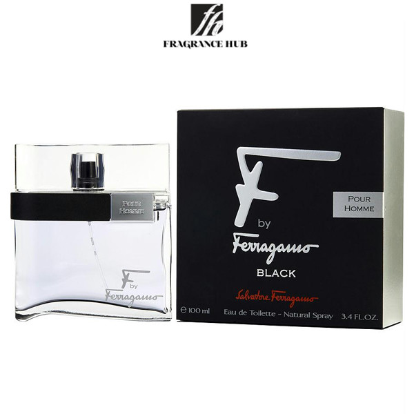 [Original] Salvatore Ferragamo F by Ferragamo Black Pour Homme EDT Men 100ml