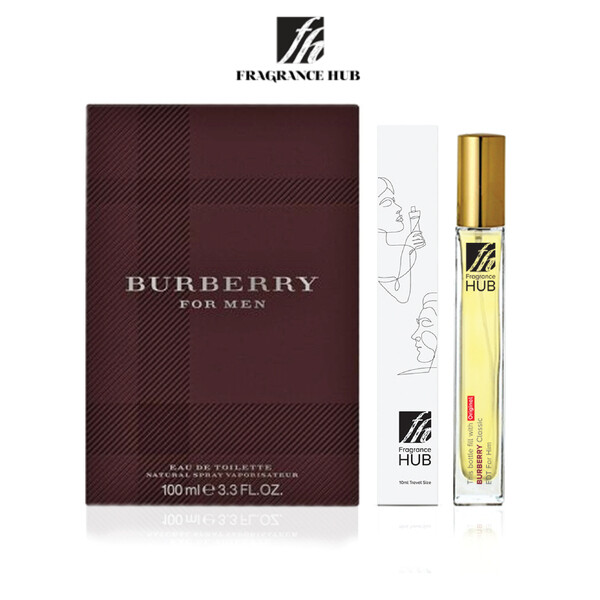 [FH 10ml Refill] Burberry Classic EDT Men by Fragrance HUB