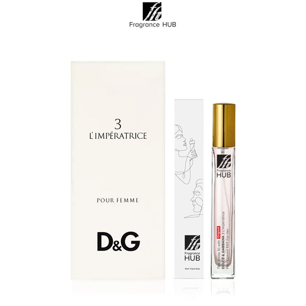 [FH 10ml Refill] Dolce & Gabbana 3 L'imperatrice Pour Femme EDT Lady by Fragrance HUB