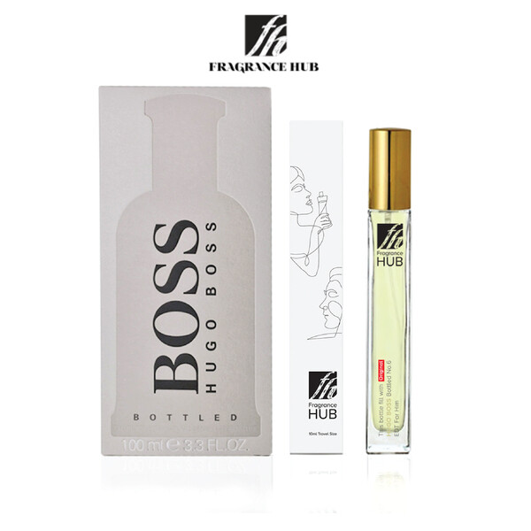 [FH 10ml Refill] Hugo Boss Bottled No.6 EDT Men by Fragrance HUB