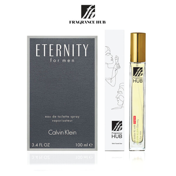 [FH 10ml Refill] Calvin Klein cK Eternity EDT Men by Fragrance HUB