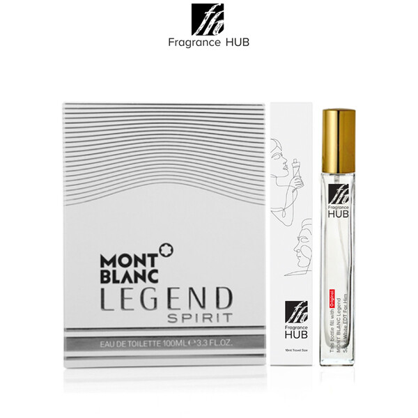 [FH 10ml Refill] Mont Blanc Legend Spirit White EDT Men by Fragrance HUB