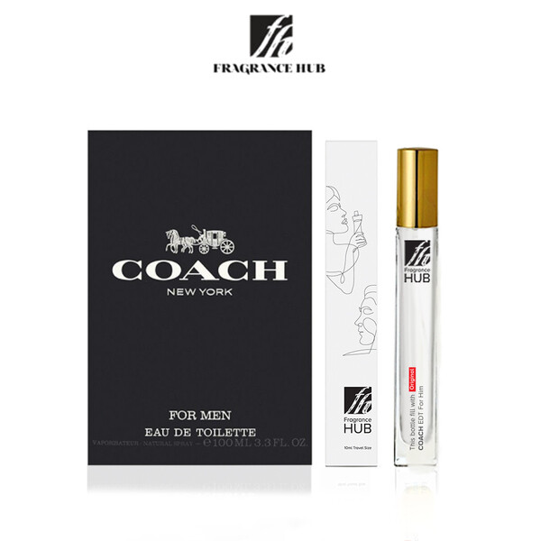 [FH 10ml Refill] Coach New York EDT Men by Fragrance HUB