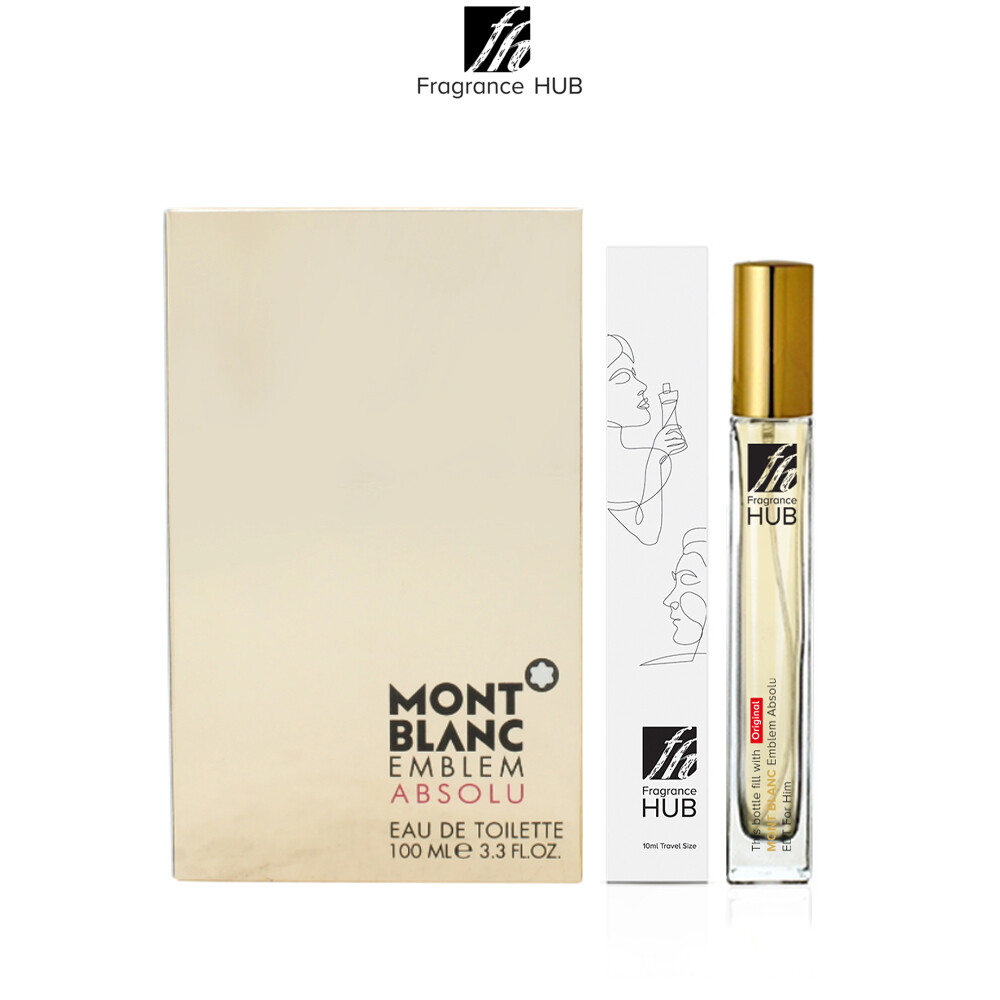 [FH 10ml Refill] Mont Blanc Emblem Absolu EDT Men by Fragrance HUB