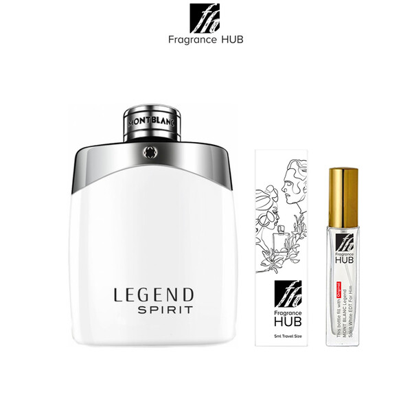 [FH 5ml Refill] Mont Blanc Legend Spirit White EDT Men by Fragrance HUB