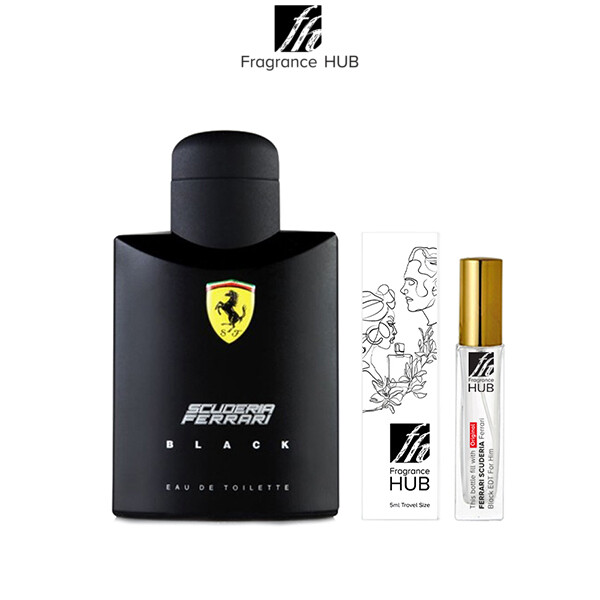 [FH 5ml Refill] Ferrari Scuderia Ferrari Black EDT Men by Fragrance HUB