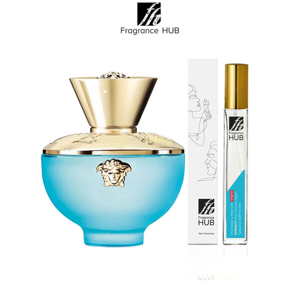 [FH 10ml Refill] Versace Pour Femme DYLAN TURQUOISE EDT Lady by Fragrance HUB