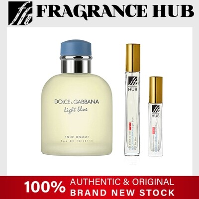 [FH 5/10ml Refill] Dolce & Gabbana Light Blue EDT Men by Fragrance HUB