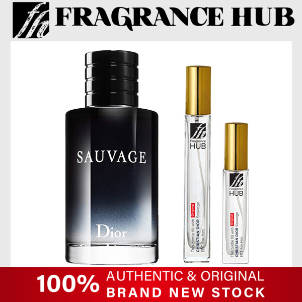 christian dior sauvage sample