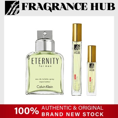 [FH 5/10ml Refill] Calvin Klein cK Eternity EDT Men by Fragrance HUB