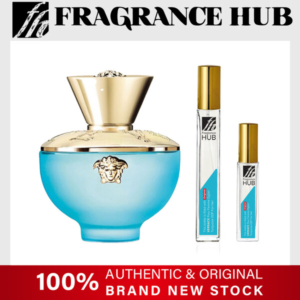 [FH 5/10 ml Refill] Versace Pour Femme DYLAN TURQUOISE EDT Lady by Fragrance HUB