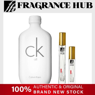 [FH 5/10ml Refill] Calvin Klein CK ALL EDT Unisex by Fragrance HUB