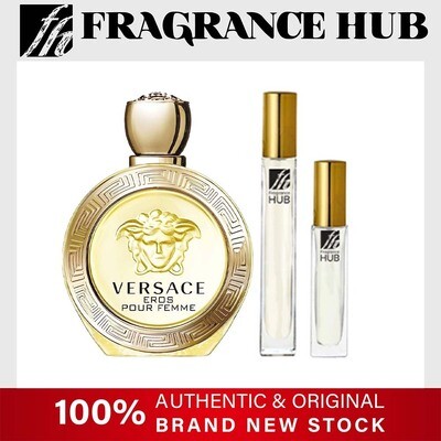 [FH 5/10ml Refill] Versace EROS Pour Femme EDP Lady 5/10ML Travel Size Perfume (Refill by Fragrance HUB)