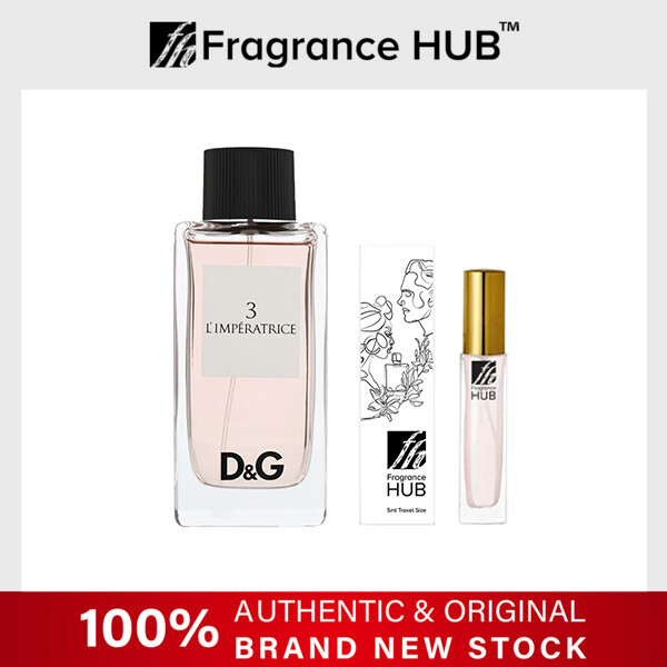 [FH 5/10ml Refill] Dolce &amp; Gabbana 3 L&#39;imperatrice Pour Femme EDT Lady by Fragrance HUB