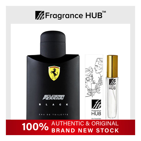 [FH 5/10ml Refill] Ferrari Scuderia Ferrari Black EDT Men by Fragrance HUB