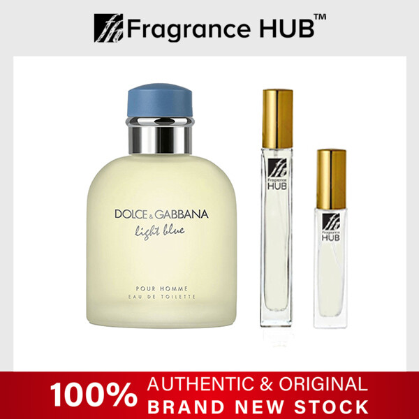[FH 5/10ml Refill] Dolce &amp; Gabbana Light Blue EDT Men by Fragrance HUB