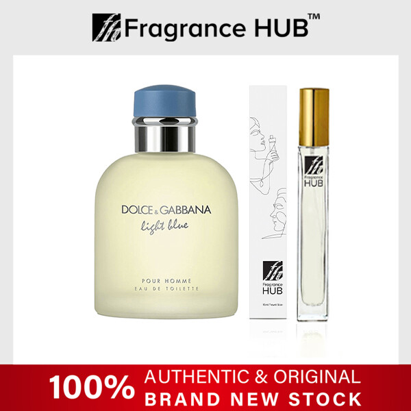 [FH 5/10ml Refill] Dolce &amp; Gabbana Light Blue EDT Men by Fragrance HUB