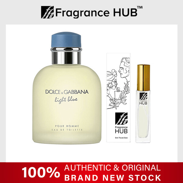 [FH 5/10ml Refill] Dolce &amp; Gabbana Light Blue EDT Men by Fragrance HUB