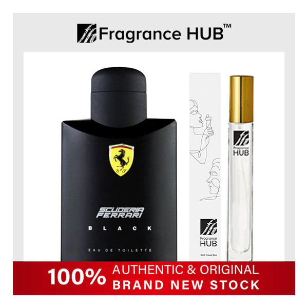[FH 5/10ml Refill] Ferrari Scuderia Ferrari Black EDT Men by Fragrance HUB