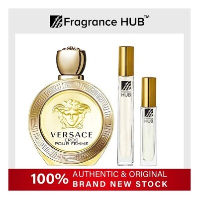 [FH 5/10ml Refill] Versace EROS Pour Femme EDP Lady 5/10ML Travel Size Perfume (Refill by Fragrance HUB)