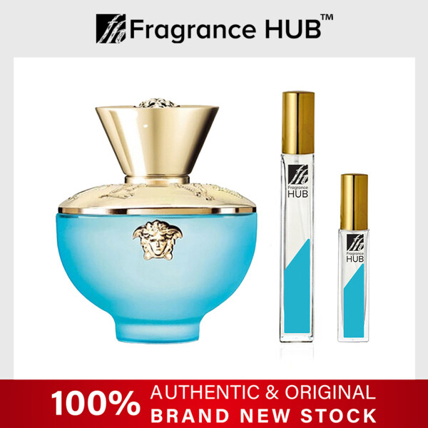[FH 5/10ml Refill] Versace Pour Femme DYLAN TURQUOISE EDT Lady 5/10ML Travel Size Perfume (Refill by Fragrance HUB)