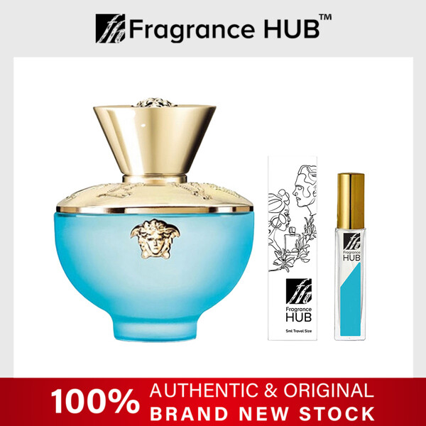 [FH 5/10ml Refill] Versace Pour Femme DYLAN TURQUOISE EDT Lady 5/10ML Travel Size Perfume (Refill by Fragrance HUB)