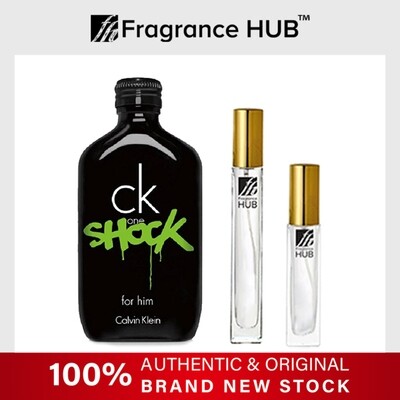 [FH 5/10ml Refill] Calvin Klein Ck One Shock For Him by Fragrance HUB