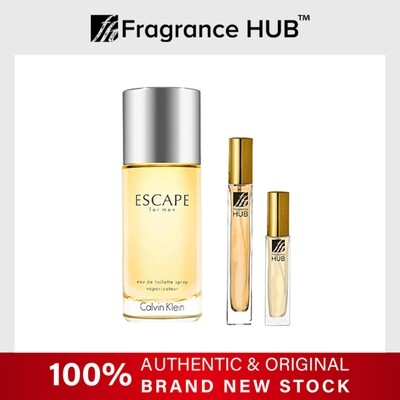 [FH 5/10ml Refill] Calvin Klein cK Escape EDT Men by Fragrance HUB
