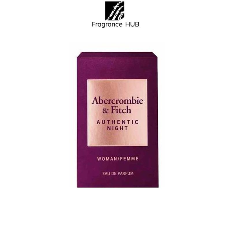 Abercrombie &amp; Fitch Authentic Night Femme EDP Lady 100ml