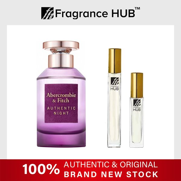 [FH 5/10ml Refill] Abercrombie &amp; Fitch Authentic Night EDP Lady by Fragrance HUB