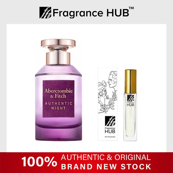 [FH 5/10ml Refill] Abercrombie &amp; Fitch Authentic Night EDP Lady by Fragrance HUB