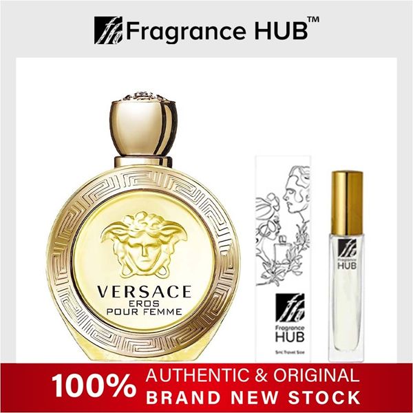 [FH 5/10ml Refill] Versace EROS Pour Femme EDP Lady 5/10ML Travel Size Perfume (Refill by Fragrance HUB)