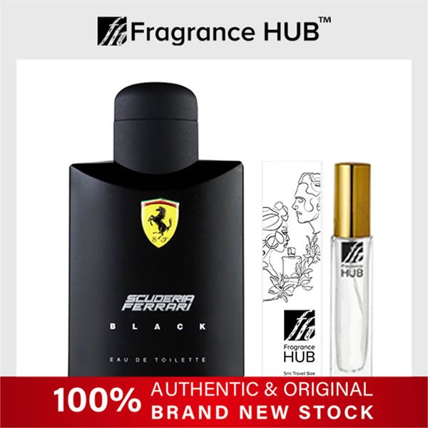 [FH 5/10ml Refill] Ferrari Scuderia Ferrari Black EDT Men by Fragrance HUB