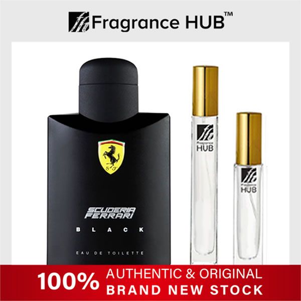 [FH 5/10ml Refill] Ferrari Scuderia Ferrari Black EDT Men by Fragrance HUB