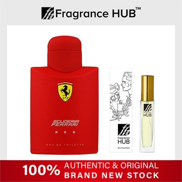 [FH 5/10ml Refill] Ferrari Scuderia Ferrari Red EDT Men by Fragrance HUB