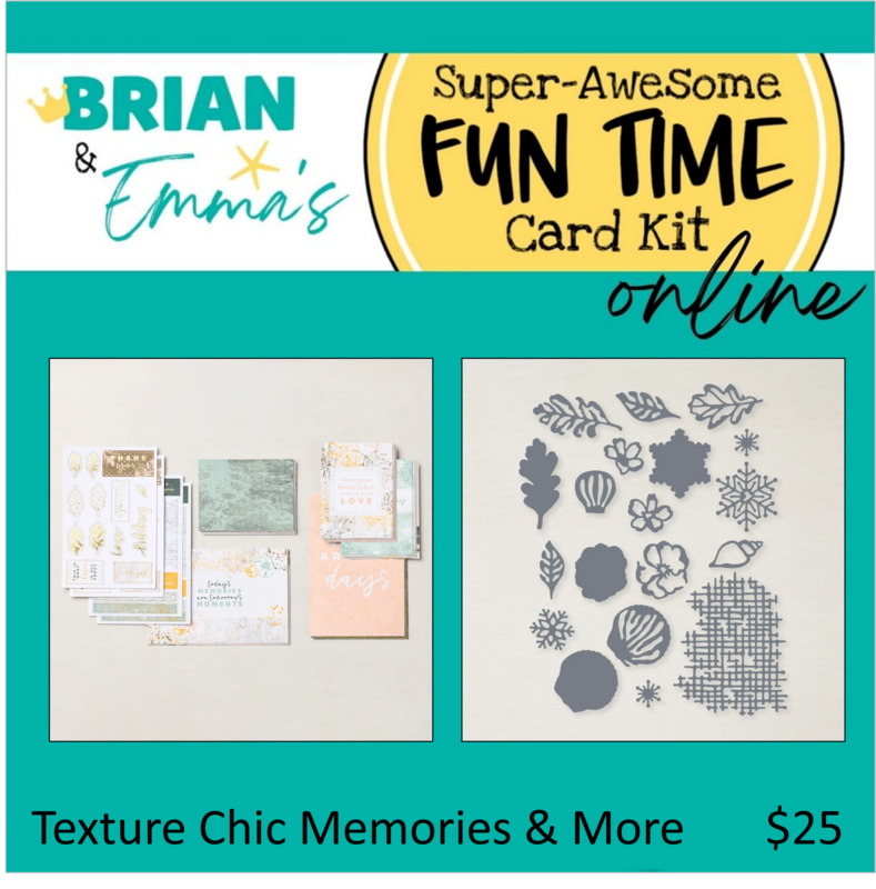 002 - Texture Chic Memories & More Cards Tutorial