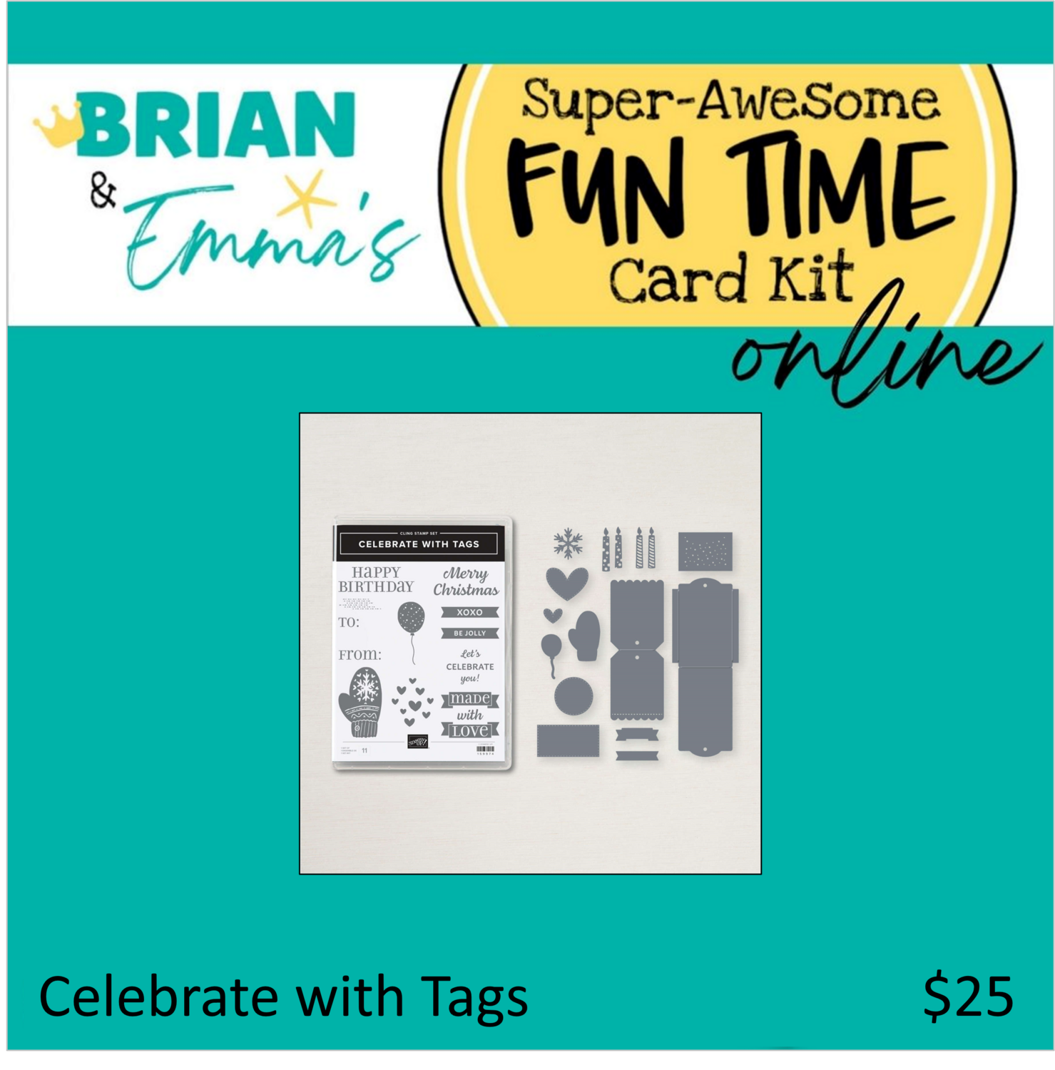 004 - Celebrate with Tags Bundle  Tutorial