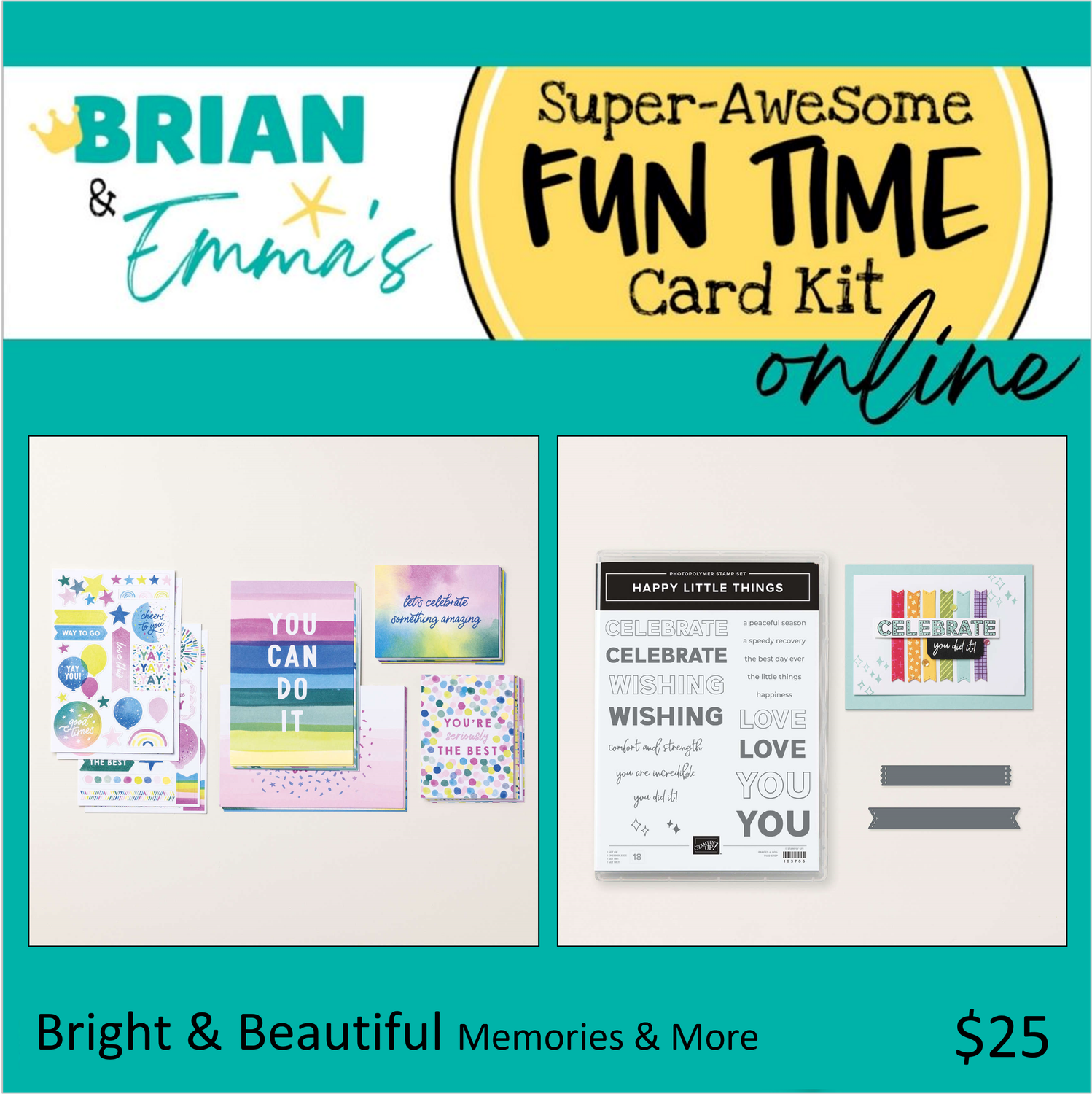014 - Bright & Beautiful Memories & More Tutorial