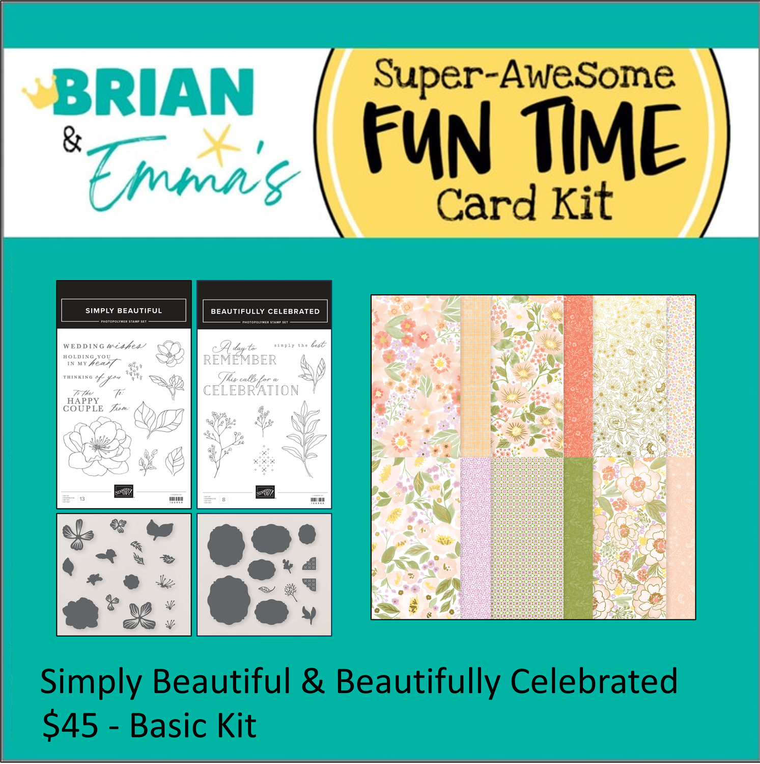 0023 - Simply Beautiful & Beautifully Celebrated Kit - Basic