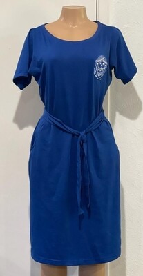Zeta Phi Beta Blue Shield Dress