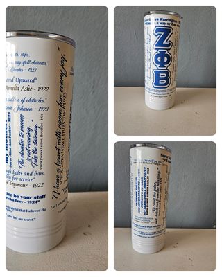 Zeta Quotes Tumbler