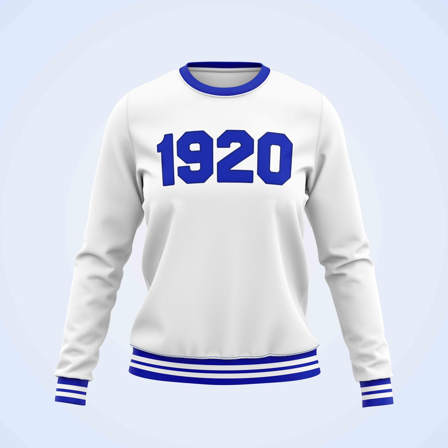 (White) Zeta Phi Beta Chenille