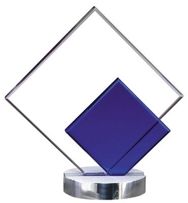 Crystal Blue Diamond 8.5” X 8.75”