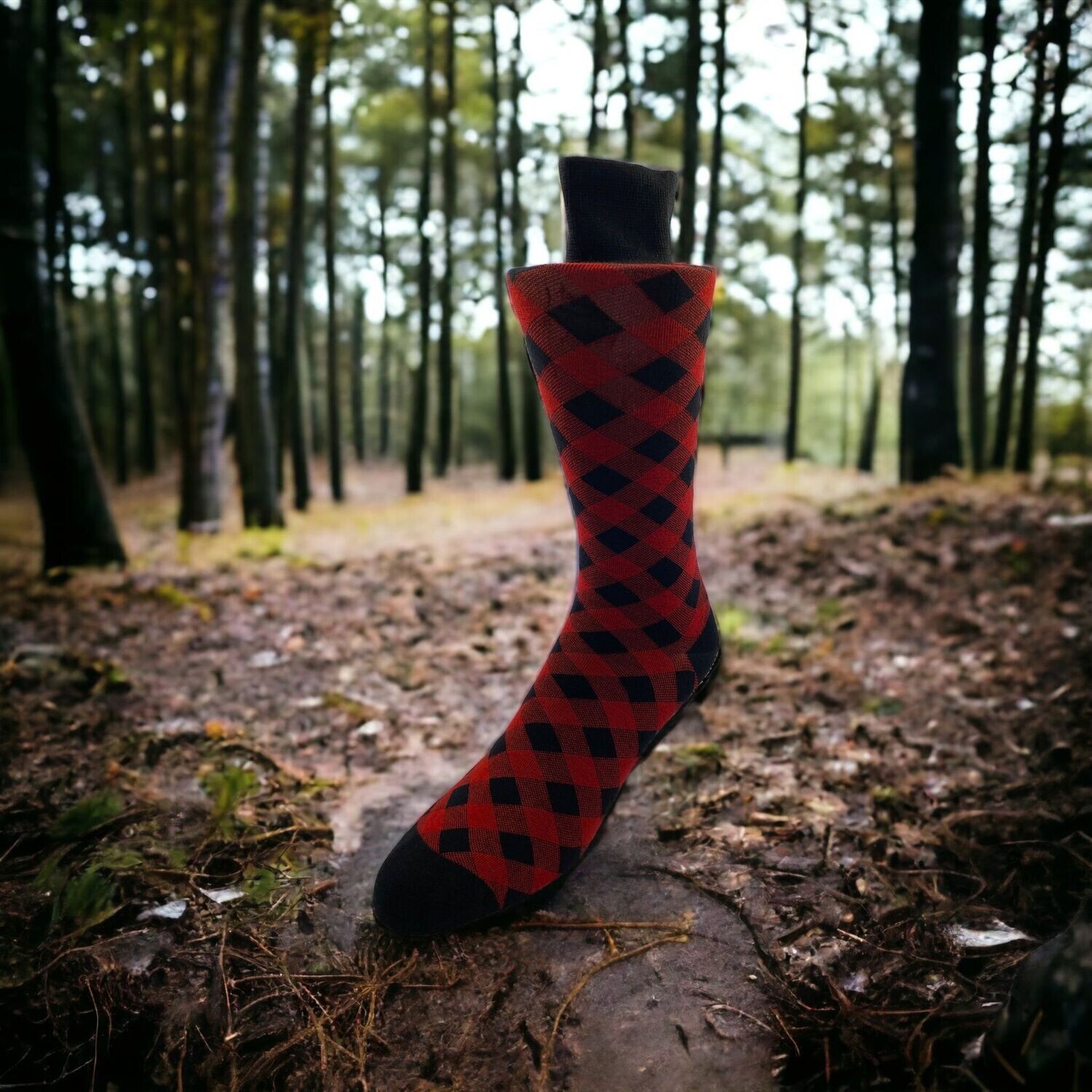 The Buffalo Check Sock